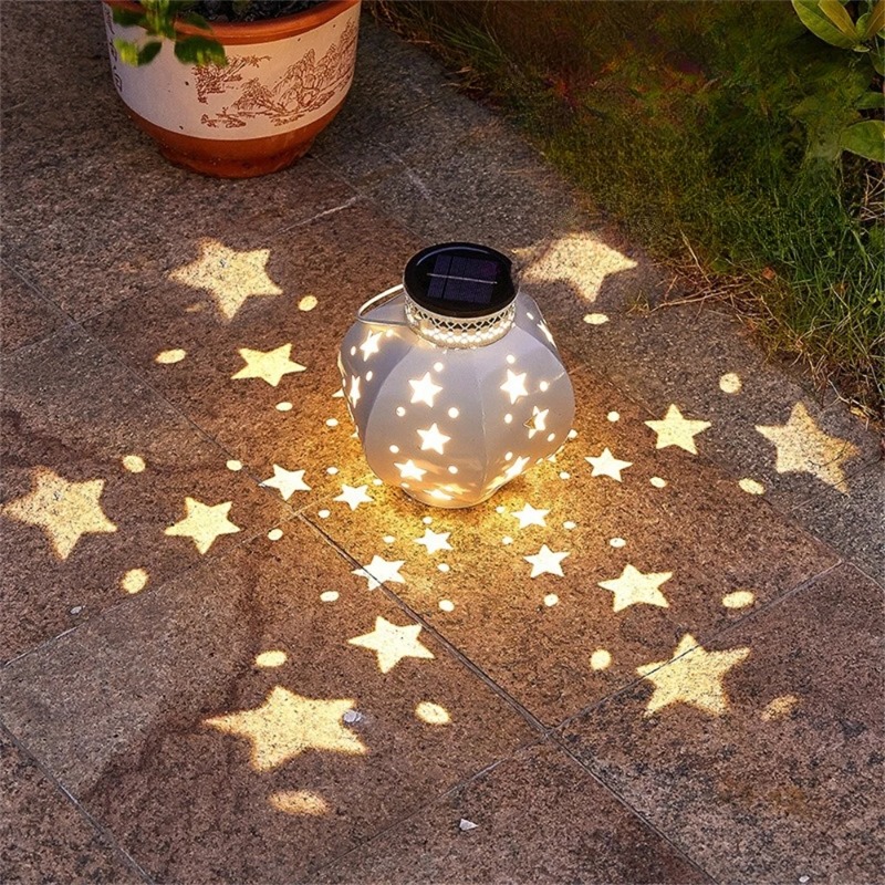 Decor Lighting Lamps - Garden Star Projector Lamp Hanging Solar