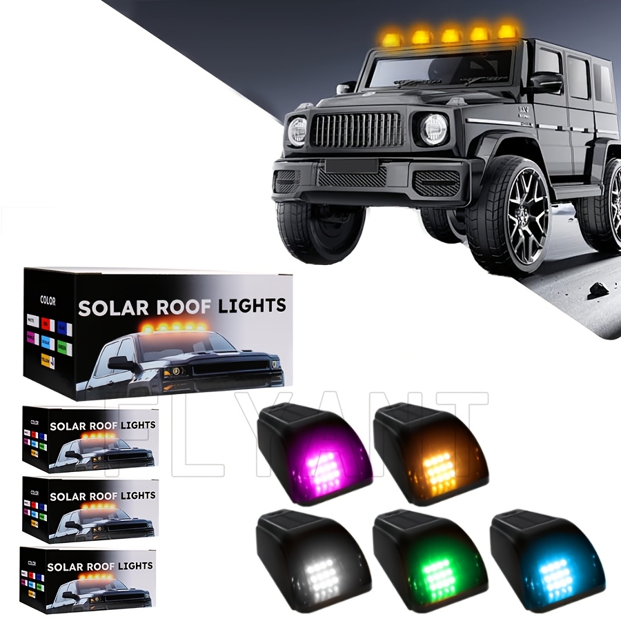 Decor Lighting & Decor Fires Photos - Portable Solar LED Smoke Roof Marker
