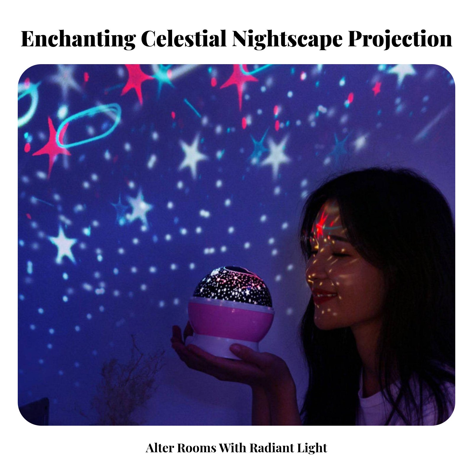 Decor Lighting & Decor Fires Photos - Galaxy Projection Device Celestial Nightscape Effect