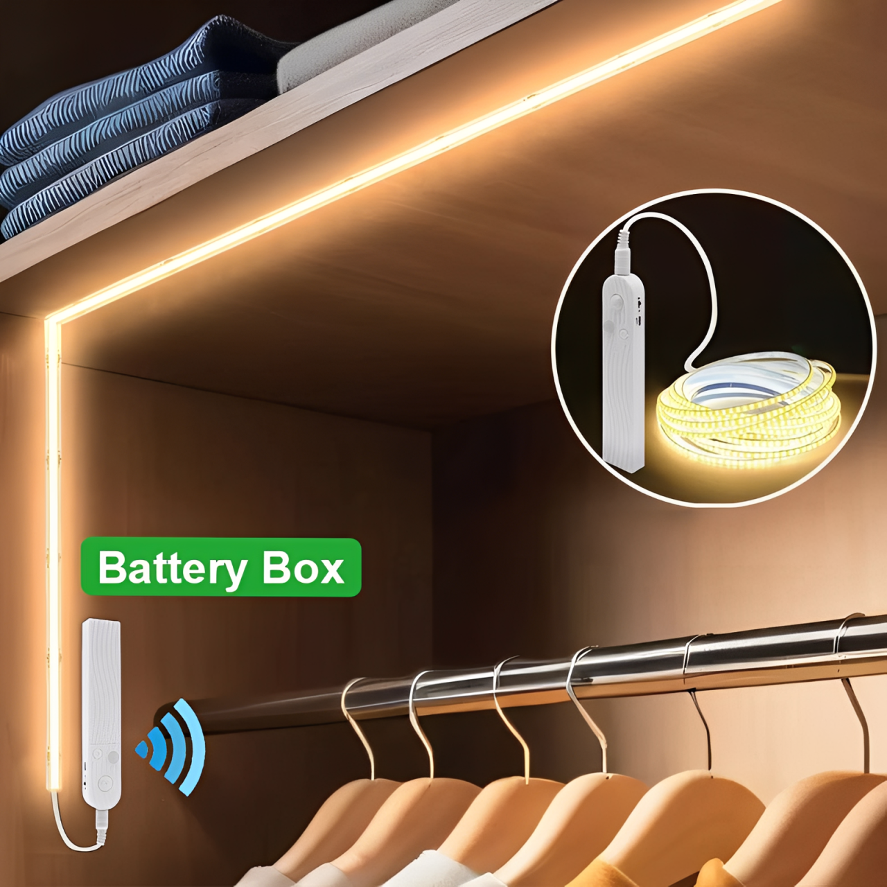 Kitchen Decor Lighting - 1–5M PIR Motion Sensor LED Strip