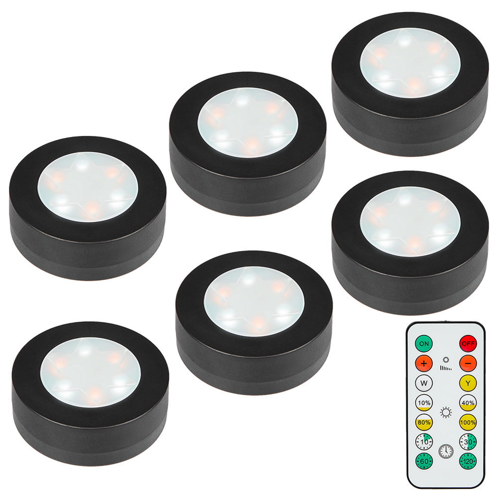 Kitchen Decor Lighting - Round LED Cabinet Closet Light CCT