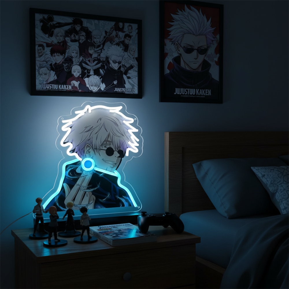 Lighting Decoration Wedding - Custom Animes Jujutsu Kaisen Gojo Neon