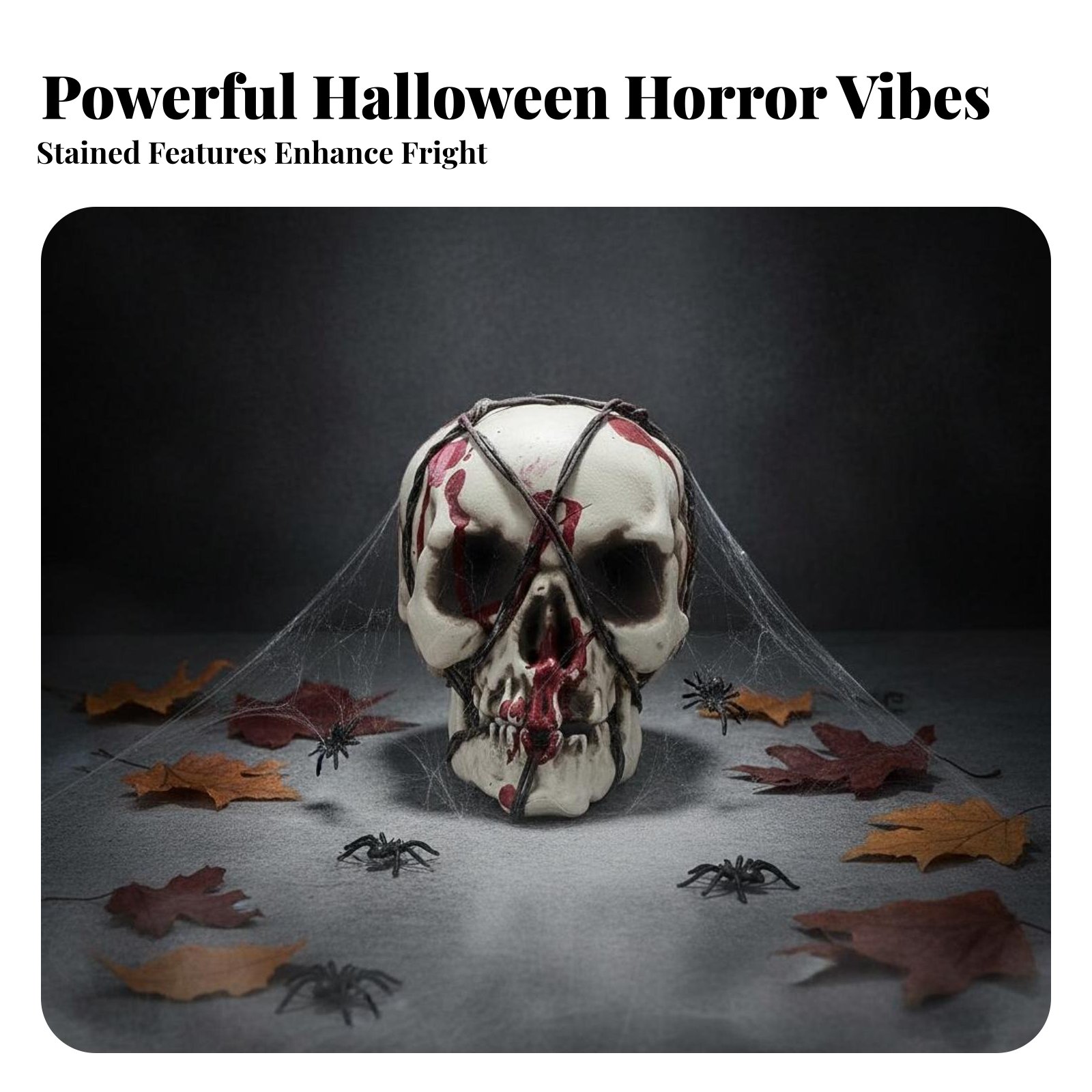 Decor Lighting & Decor Fires Photos - Realistic Skull Model Horror Theme Halloween
