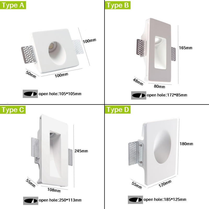 Embedded LED Step Wall Lamp GU - مراجعة Decor Lighting Floor Lamps وسعره