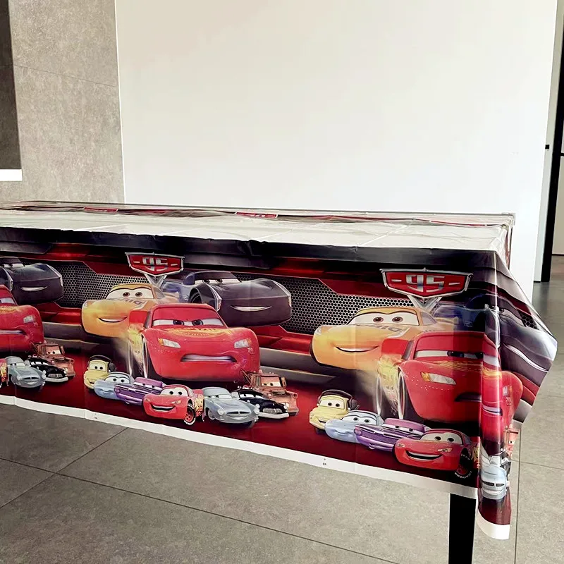 108*180cm Racing Cars Lightnin - مراجعة Lighting Mcqueen Birthday Decor وسعره