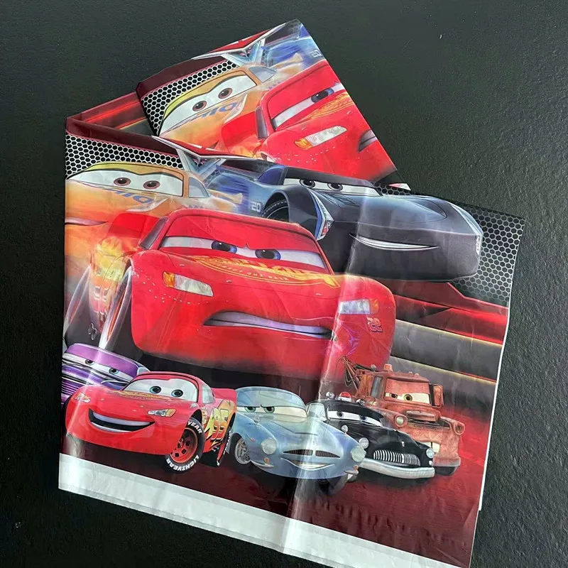 108*180cm Racing Cars Lightnin - مراجعة Lighting Mcqueen Birthday Decor وسعره