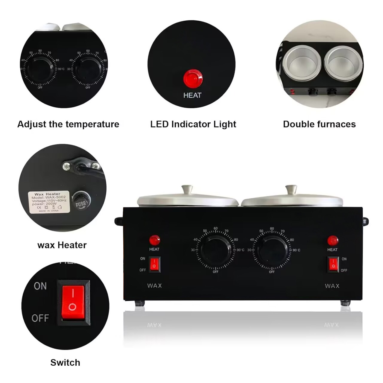 Dual Wax Pots Professional Ele - مراجعة Wax Melter Electric وسعره