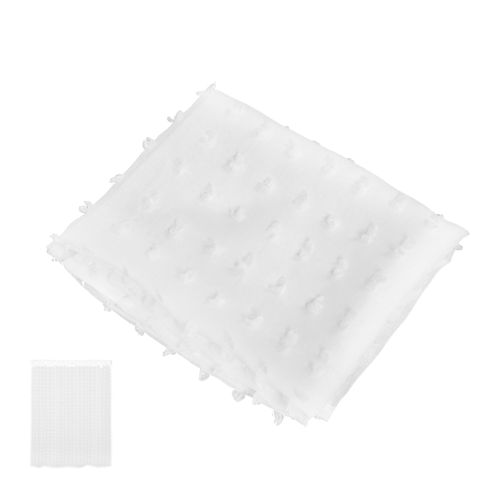 White Sheer Curtain with Dot P - مراجعة Kitchen Decor Lighting وسعره