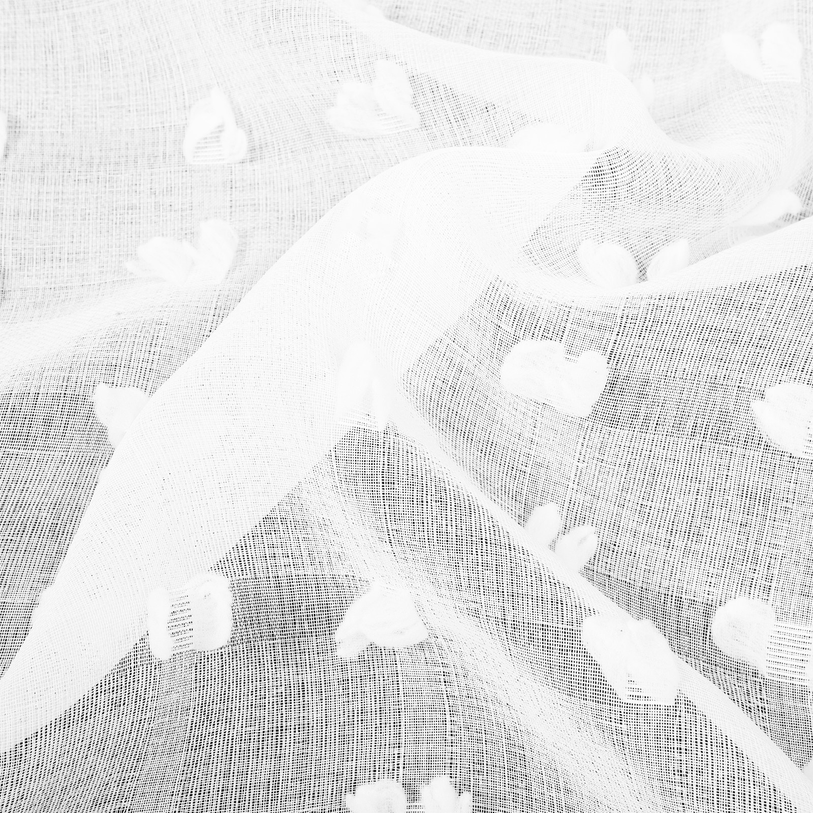 White Sheer Curtain with Dot P - مراجعة Kitchen Decor Lighting وسعره