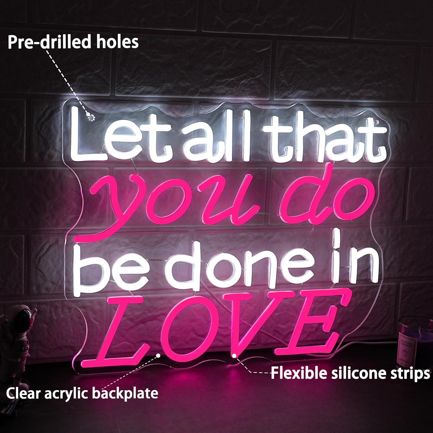 Let All That You Do Be Done In - مراجعة Lighting Decoration Wedding وسعره