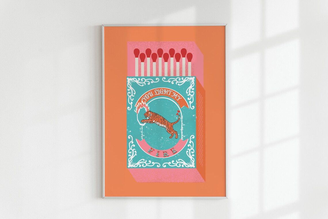 You Light My Fire Orange Match - مراجعة Kitchen Decor Lighting وسعره