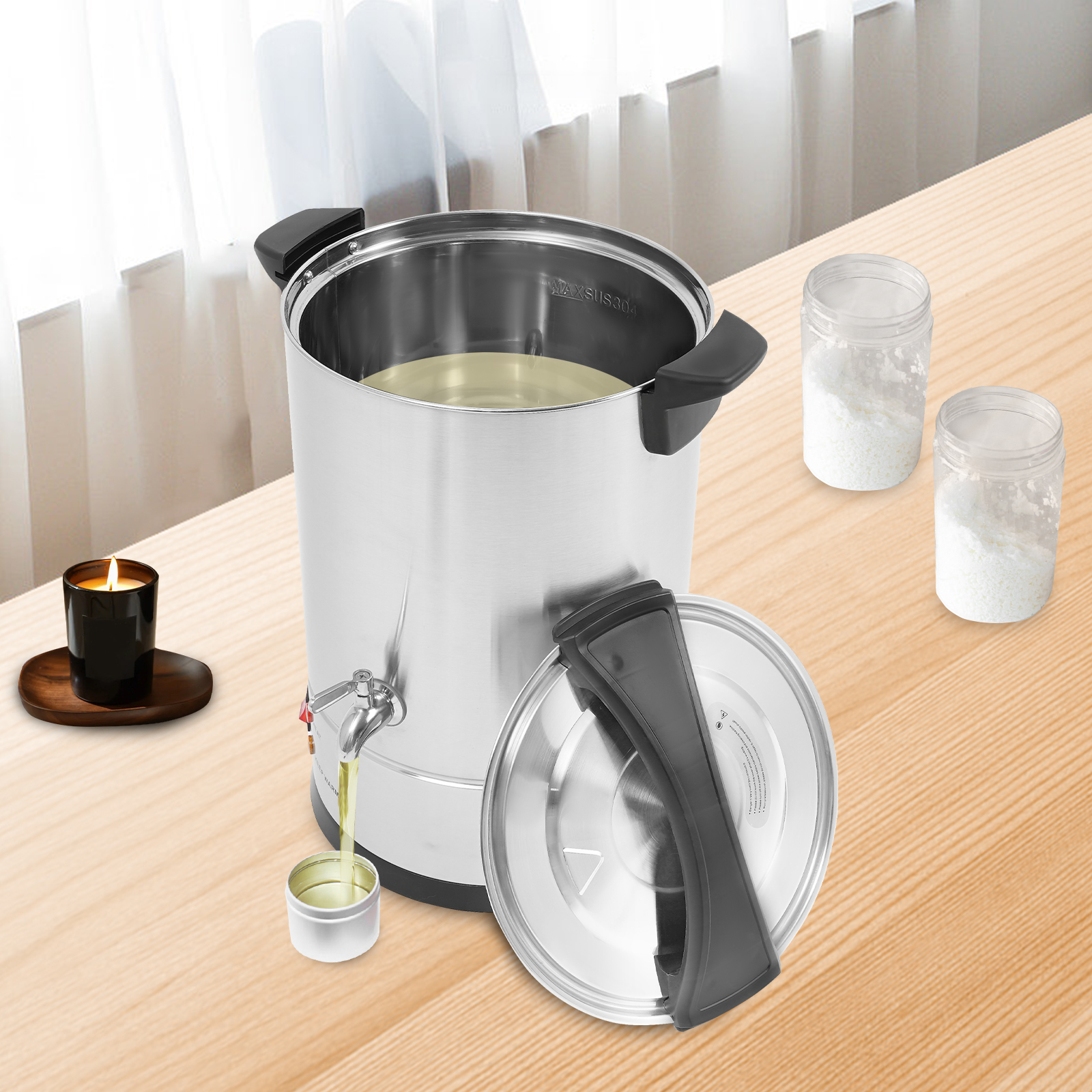 1200 W Electric Wax Melter, 12 - مراجعة Wax Melter Electric وسعره