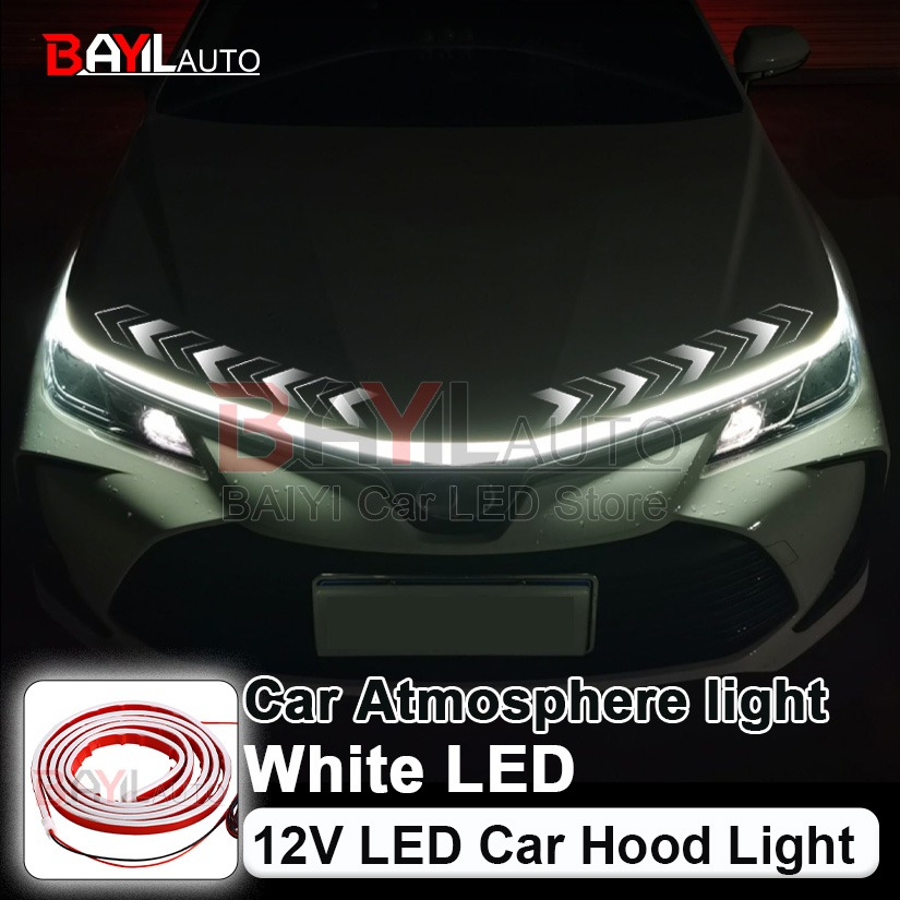 12V White Car Hood Light Strip - مراجعة Lighting Bolt Decor وسعره
