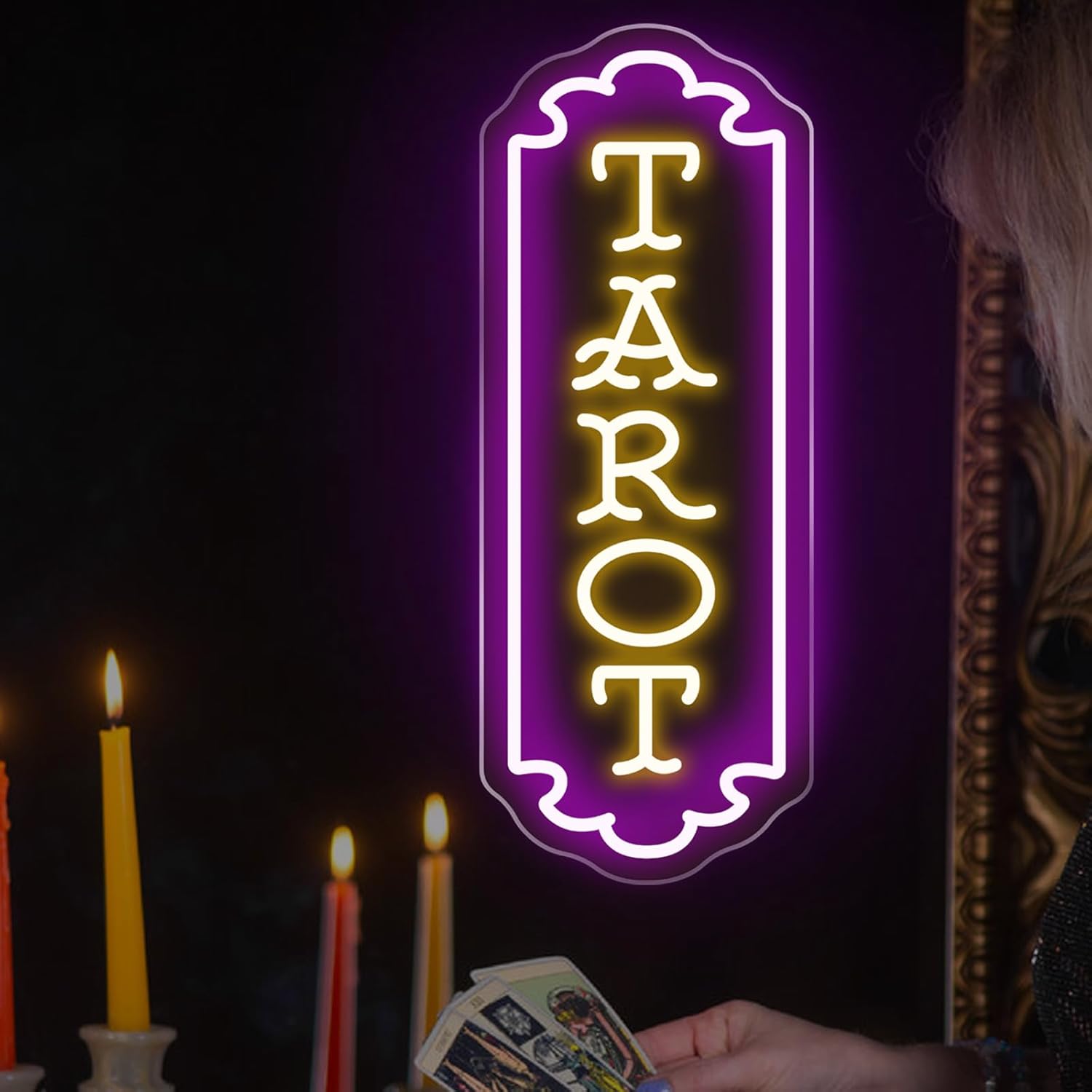 Tarot Neon Sign USB Powered My - مراجعة Lighting Decor For Room وسعره