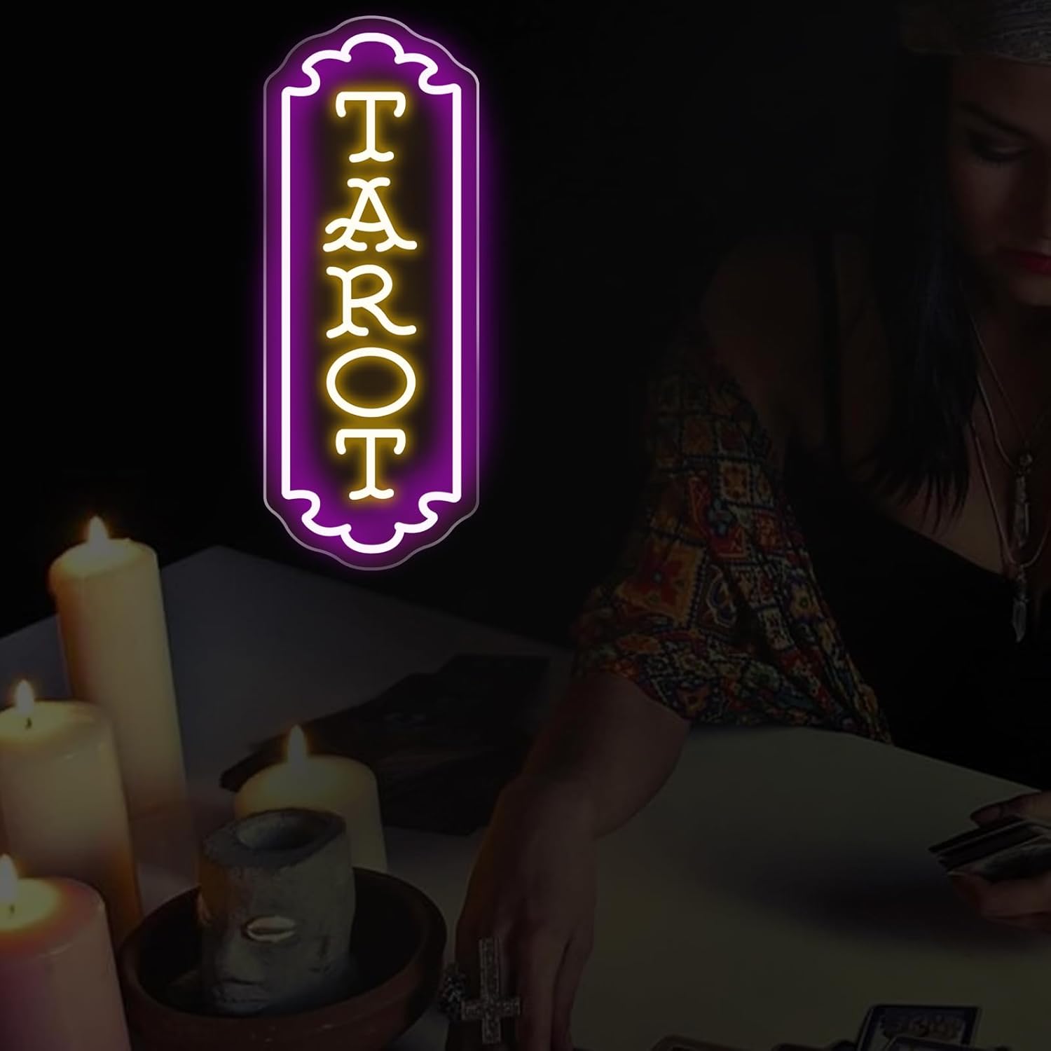 Tarot Neon Sign USB Powered My - مراجعة Lighting Decor For Room وسعره