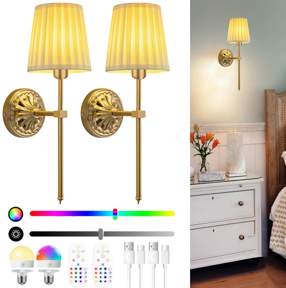 Battery-Powered Wall Light: Re - مراجعة Lighting Decoration On Wall وسعره