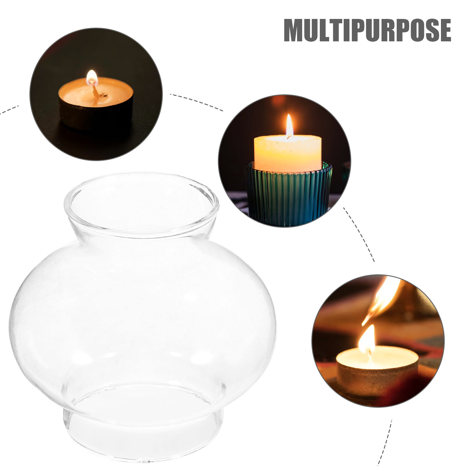 Retro Clear Glass Lampshade fo - مراجعة Lighting Decoration Wedding وسعره