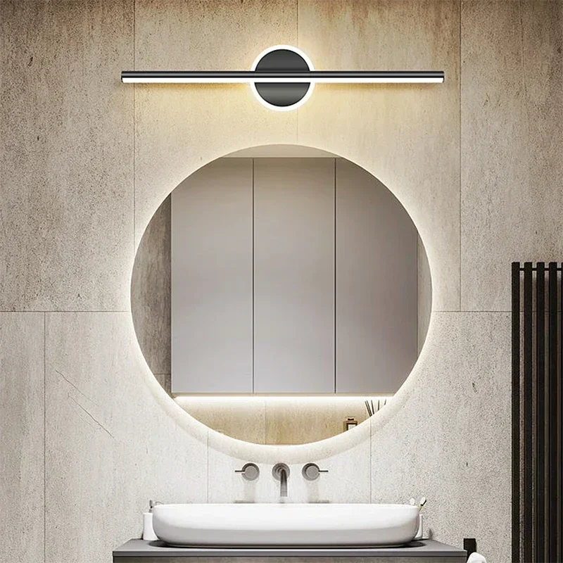 Modern LED Mirror Lamp 40/55cm - مراجعة Lighting Bolt Decor وسعره