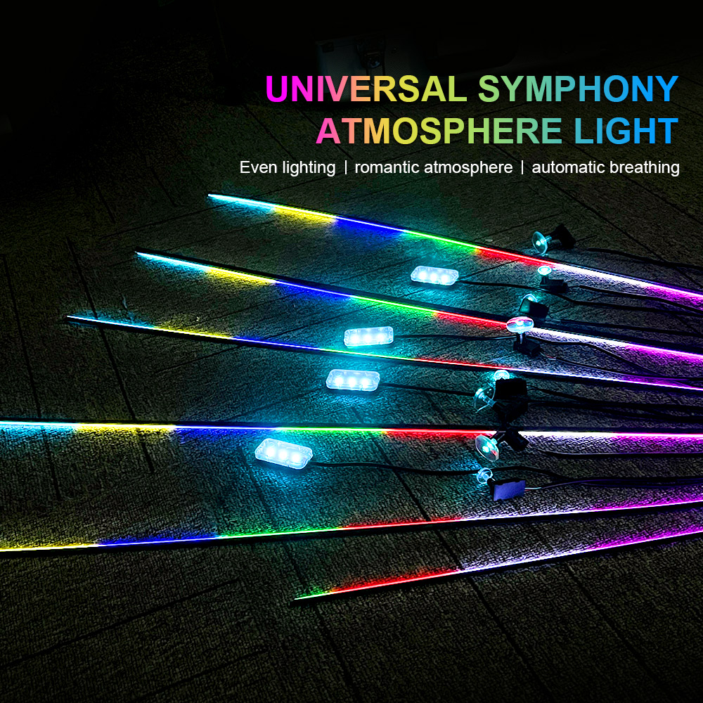 18 in 1 64 Color RGB Symphony  - مراجعة Lighting Bolt Decor وسعره