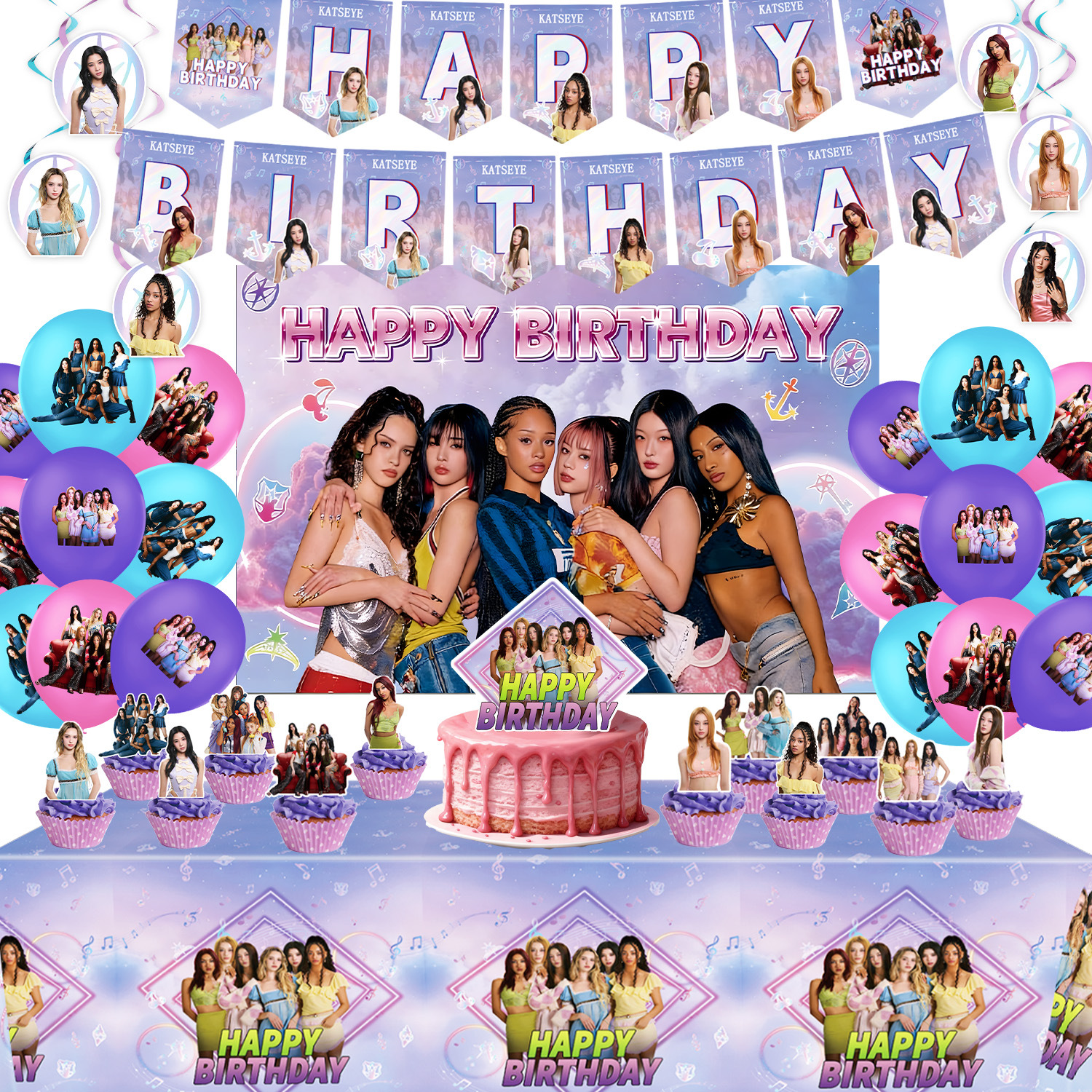 K&Katseye Idol Birthday Party  - مراجعة Kitchen Decor Lighting وسعره