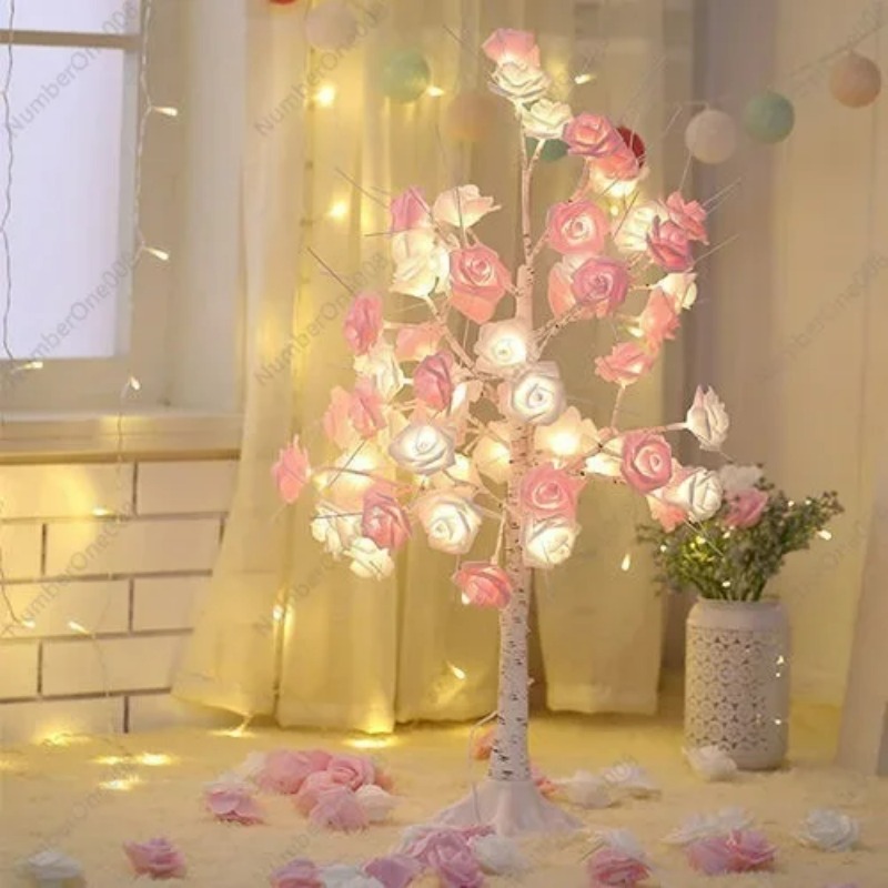Christmas Rose LED Floor Lamp, - مراجعة Decor Lighting Floor Lamps وسعره