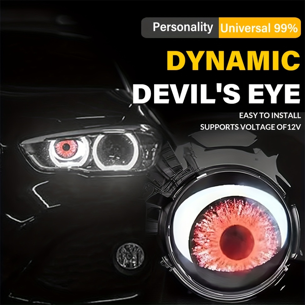  6-Mode Led Dynamic Devil Eye - مراجعة Decor Lighting & Decor Fires Photos وسعره