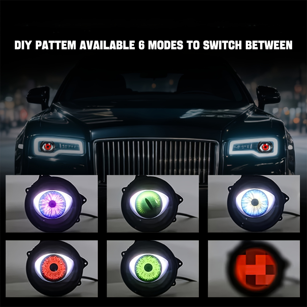  6-Mode Led Dynamic Devil Eye - مراجعة Decor Lighting & Decor Fires Photos وسعره