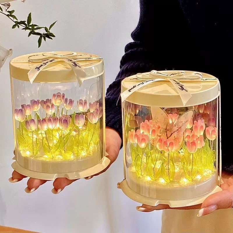 DIY Tulip Lamp Simulation Flow - مراجعة Decor Lighting Lamps وسعره