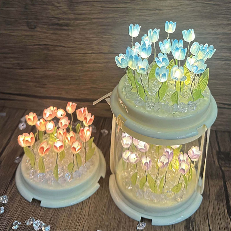 DIY Tulip Lamp Simulation Flow - مراجعة Decor Lighting Lamps وسعره