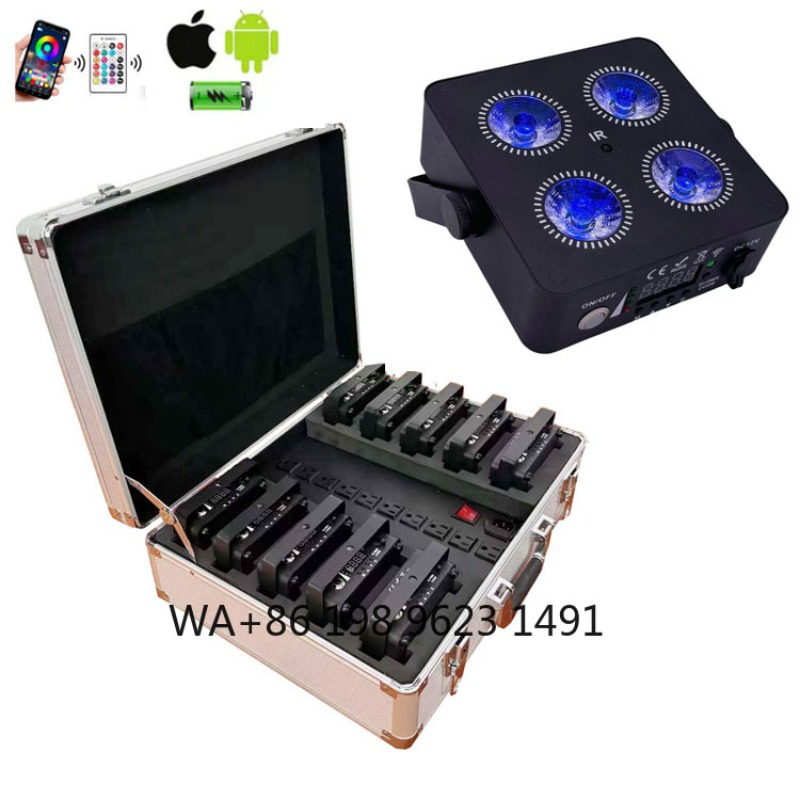 4X18W RGBWA+UV 6IN1 Mini Wirel - مراجعة Lighting Decoration Wedding وسعره