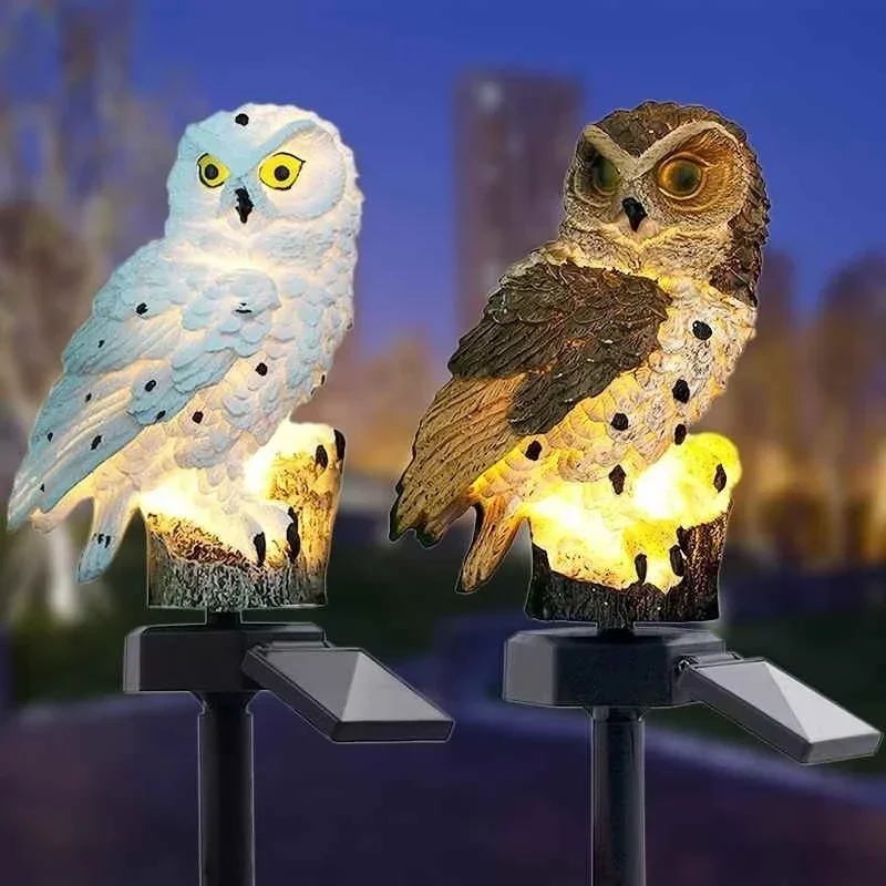 Owl Lights Outdoor Solar Power - مراجعة Decor Lighting Floor Lamps وسعره