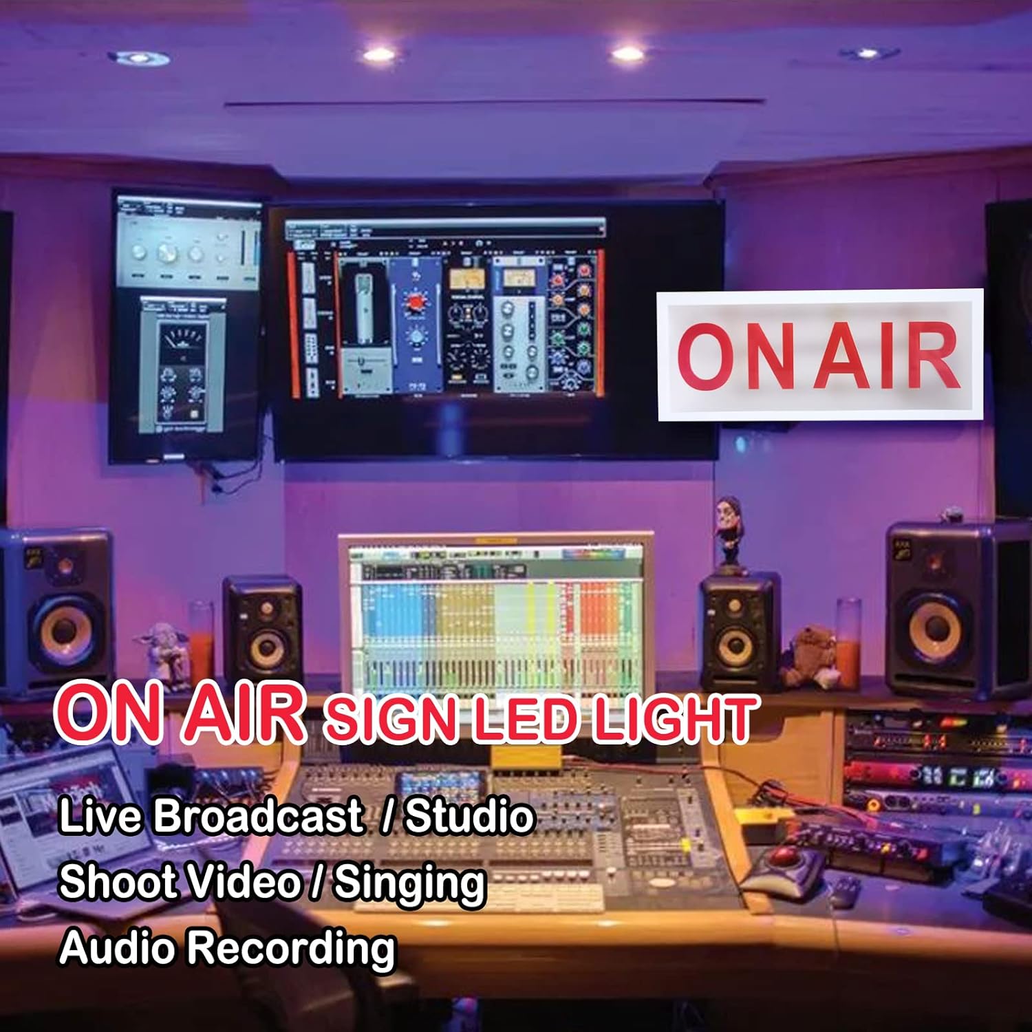 ON AIR SIGN LED LIGHT Recordin - مراجعة Lighting Decor Company وسعره