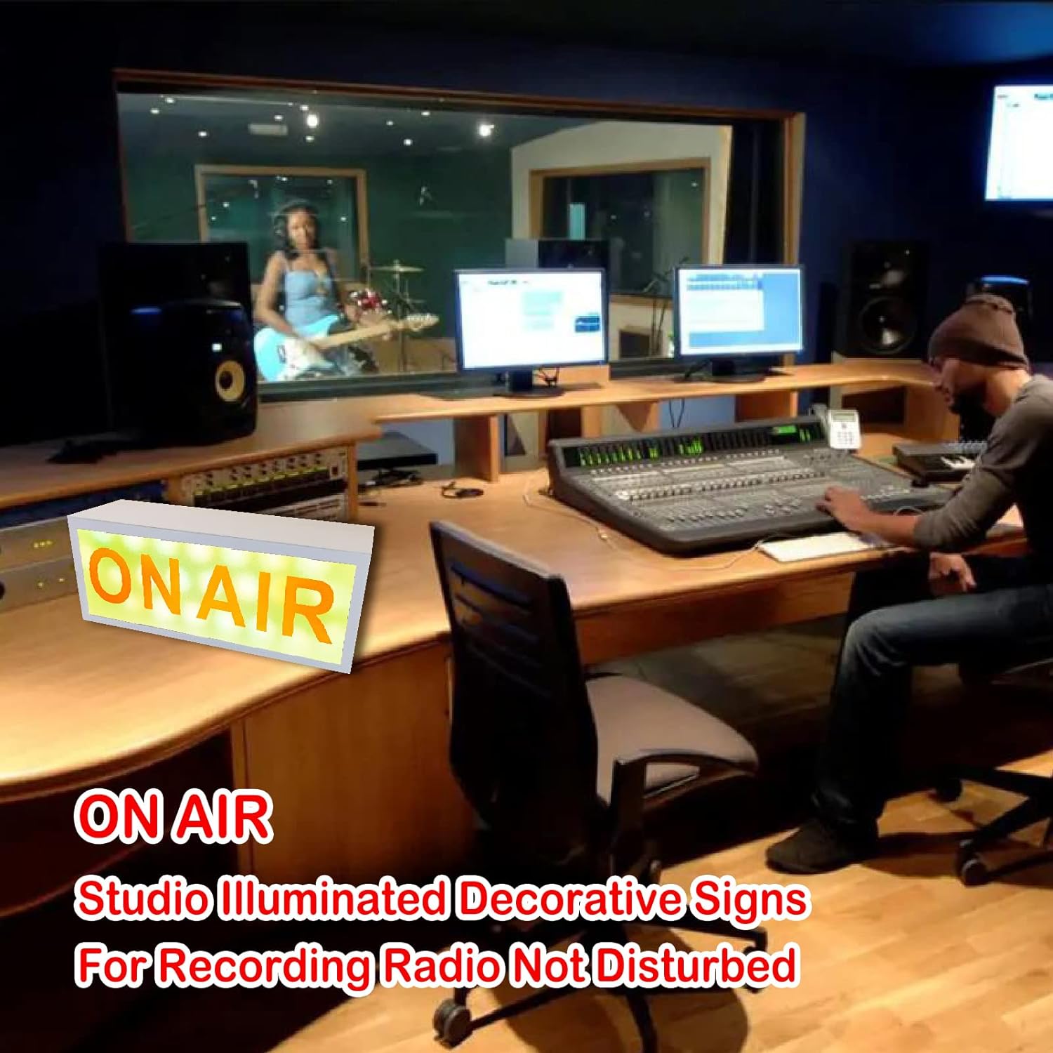 ON AIR SIGN LED LIGHT Recordin - مراجعة Lighting Decor Company وسعره