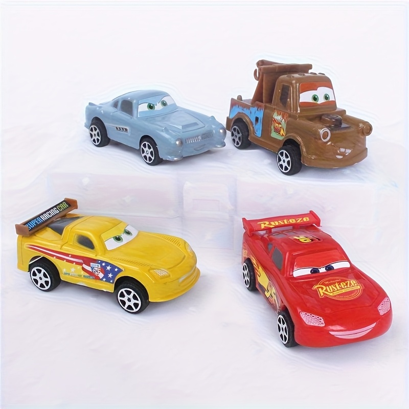 Disney 4-piece/Set Plastic Lig - مراجعة Lighting Mcqueen Birthday Decor وسعره