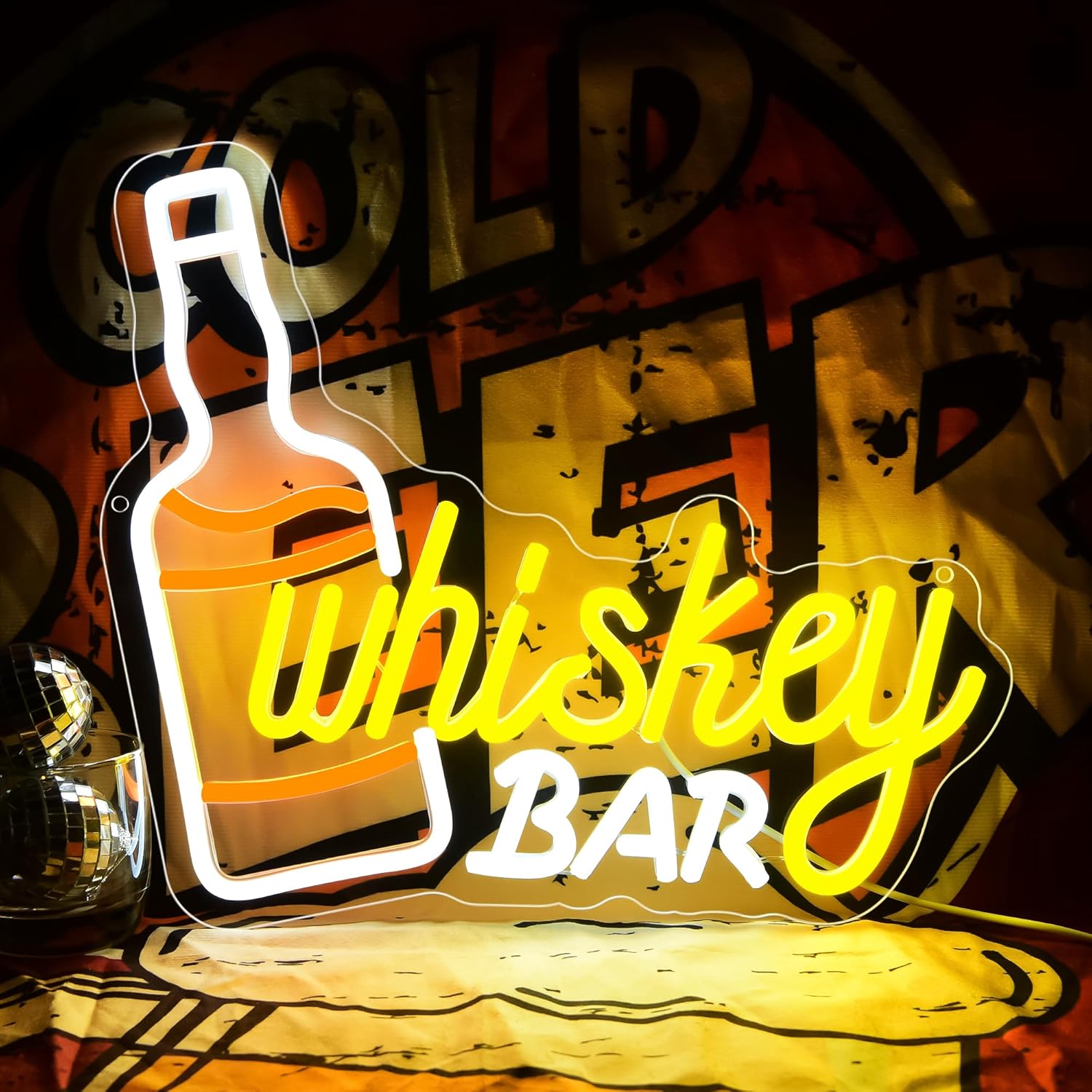 Whiskey Bar Neon Sign Business - مراجعة Lighting Decor For Room وسعره