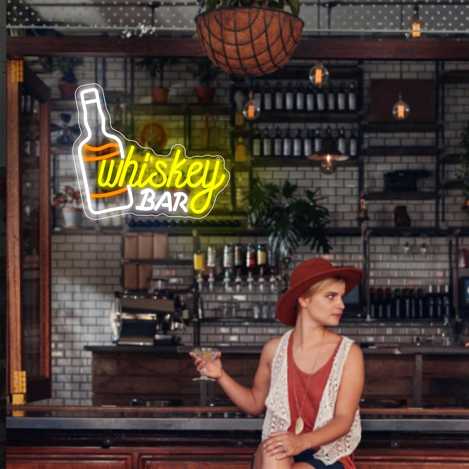 Whiskey Bar Neon Sign Business - مراجعة Lighting Decor For Room وسعره
