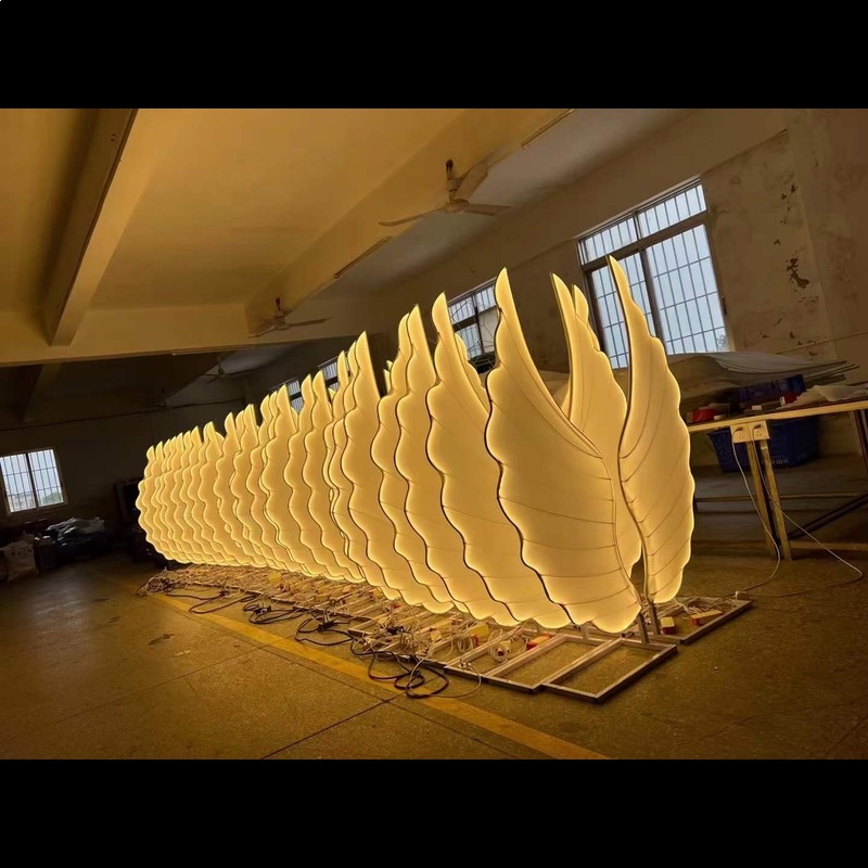 Glowing Angel Wings Light Prop - مراجعة Lighting Decoration Wedding وسعره