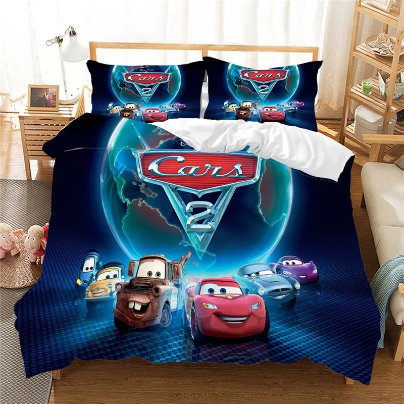 Lightning McQueen Car Duvet Co - مراجعة Lighting Mcqueen Birthday Decor وسعره