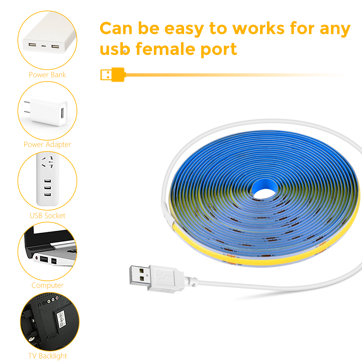 DC5V USB LED Under Cabinet Lig - مراجعة Kitchen Decor Lighting وسعره