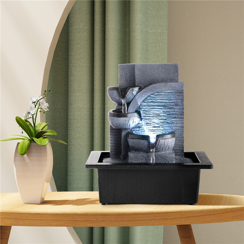 Desktop Flowing Water Waterfal - مراجعة Lighting Decor Company وسعره