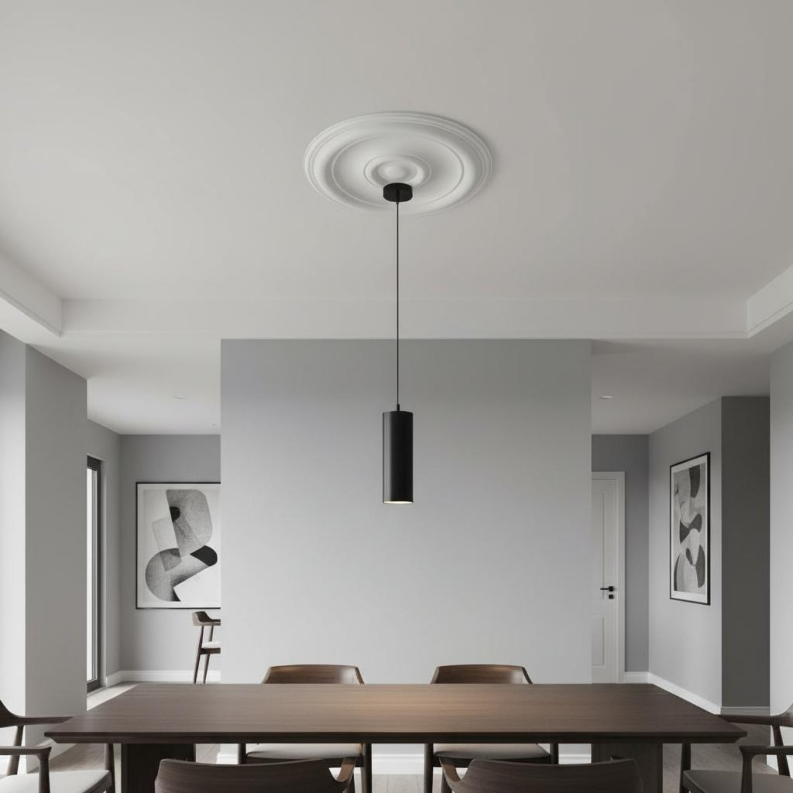 Round Ceiling Medallion Europe - مراجعة Decor Lighting & Decor Fires Photos وسعره