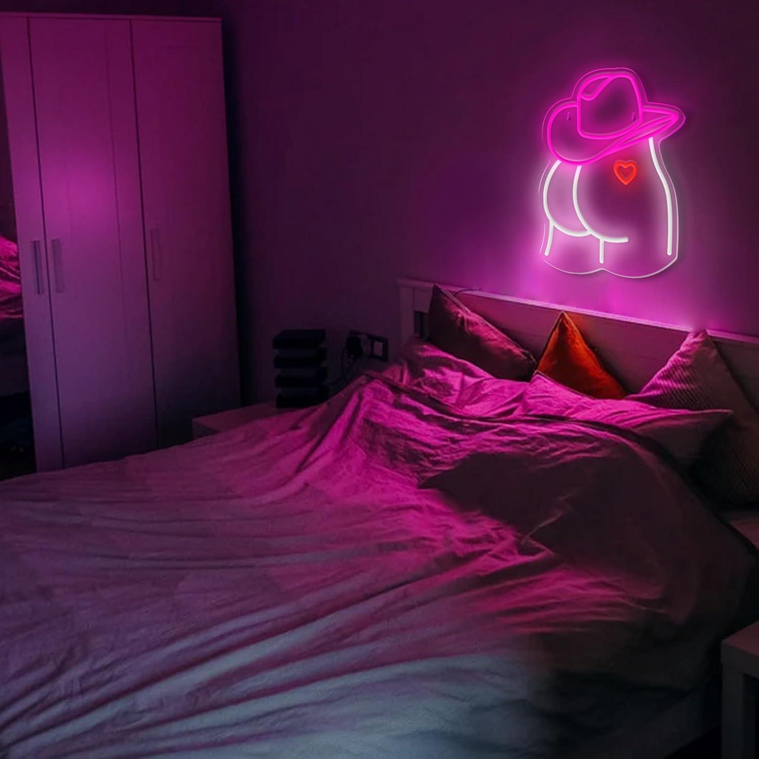 Cowgirl Neon Sign Dimmable LED - مراجعة Lighting Decoration Wedding وسعره