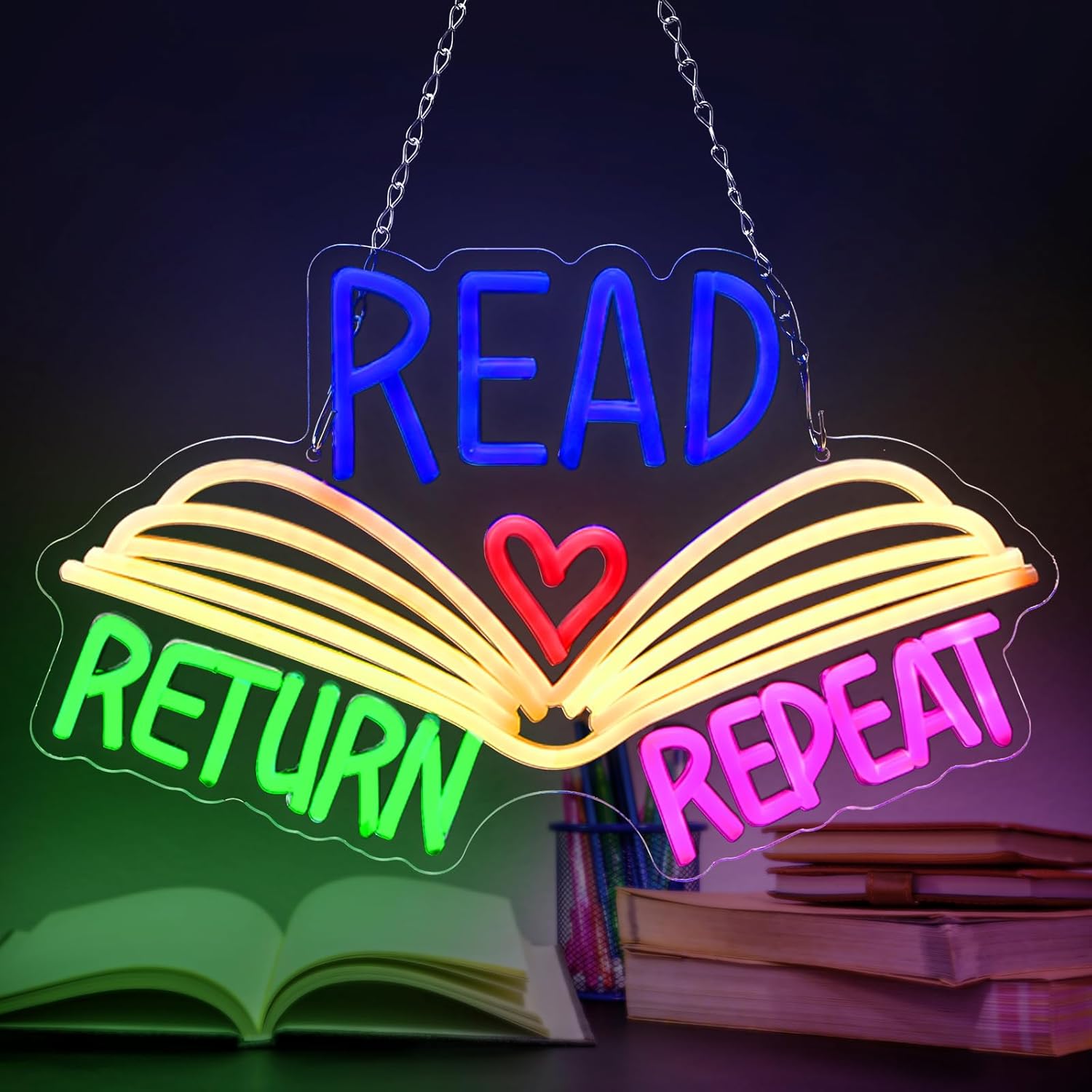 LED Neon Sign Read Return Repe - مراجعة Decor Lighting Returns وسعره