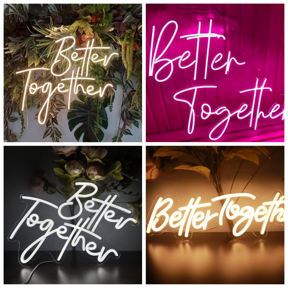 Better Together Neon Sign USB  - مراجعة Lighting Decor For Room وسعره