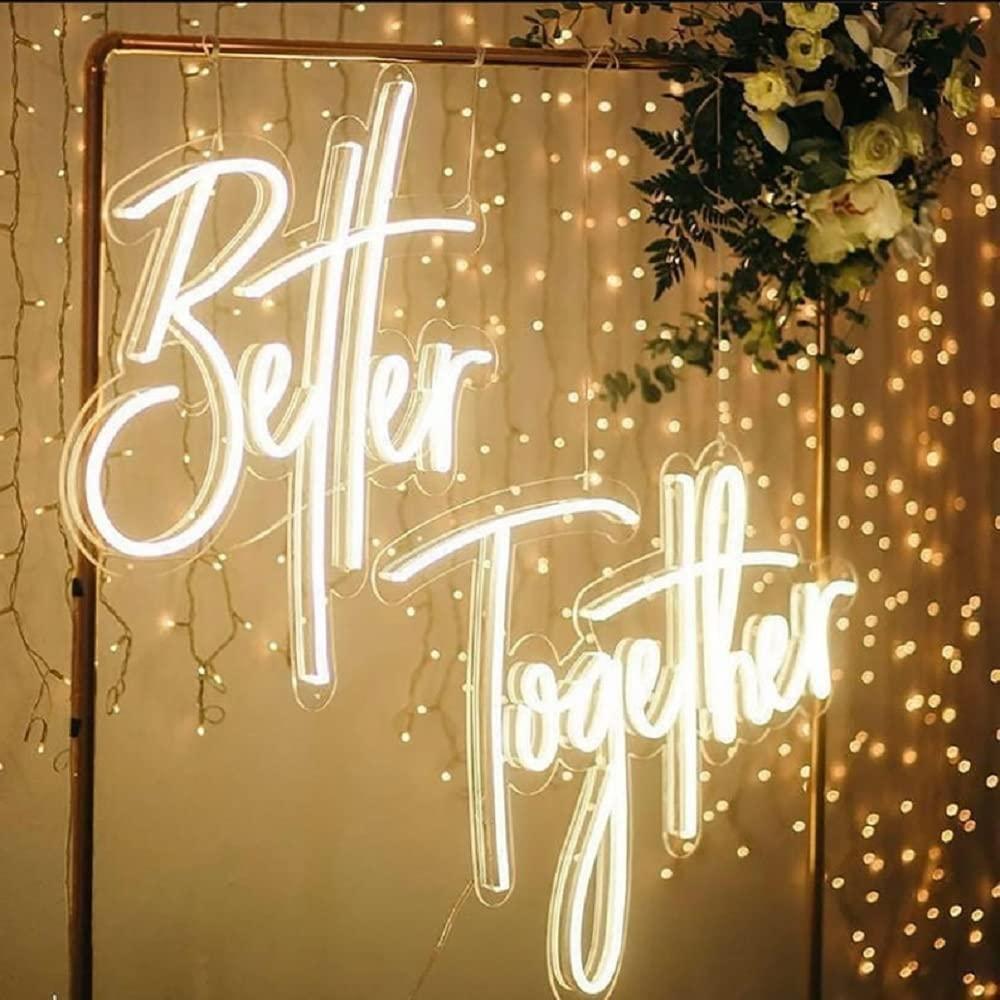 Better Together Neon Sign USB  - مراجعة Lighting Decor For Room وسعره
