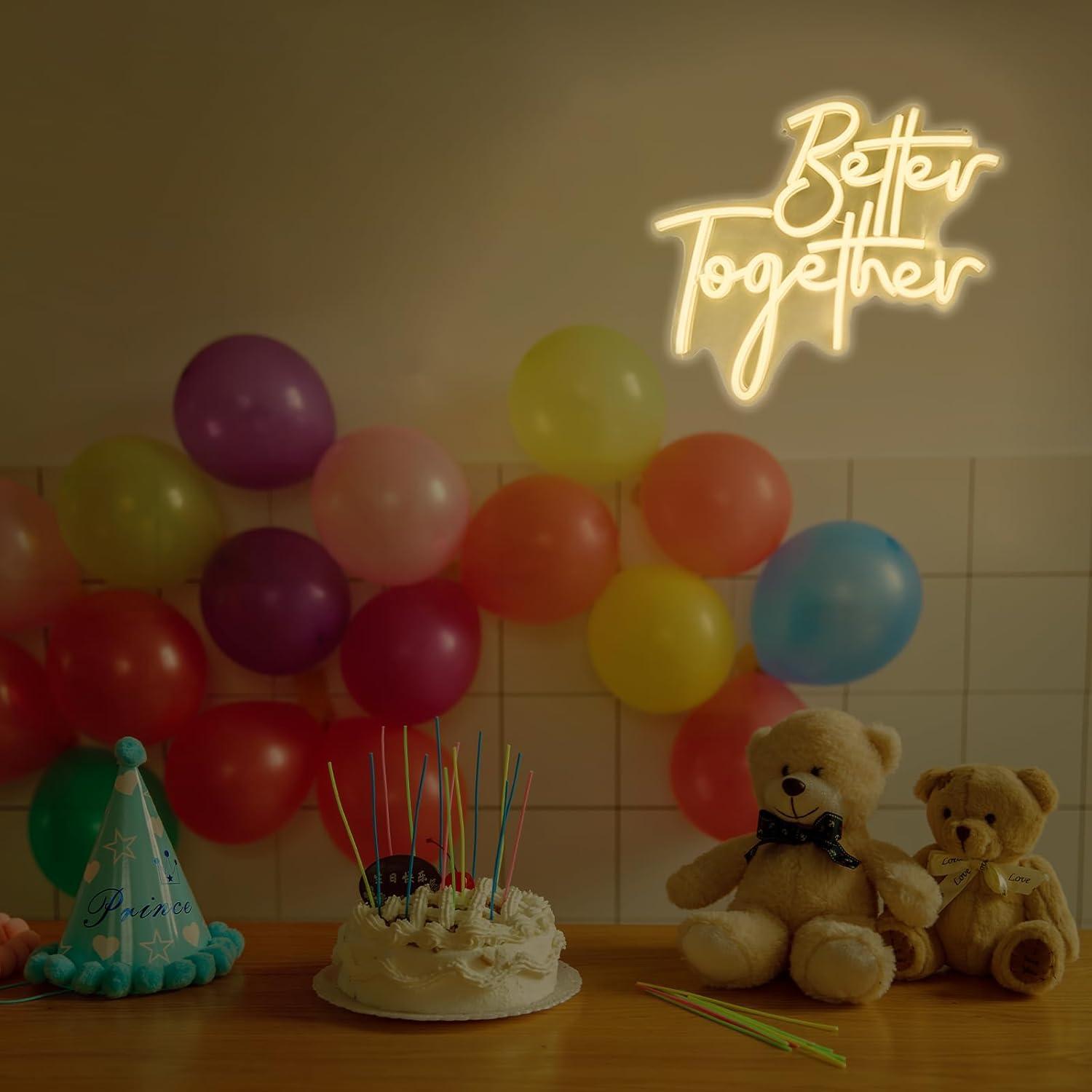 Better Together Neon Sign USB  - مراجعة Lighting Decor For Room وسعره