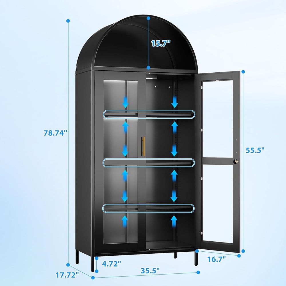 78.74 High Metal Arched Cabine - مراجعة Home Lighting & Decor St Catharines On وسعره