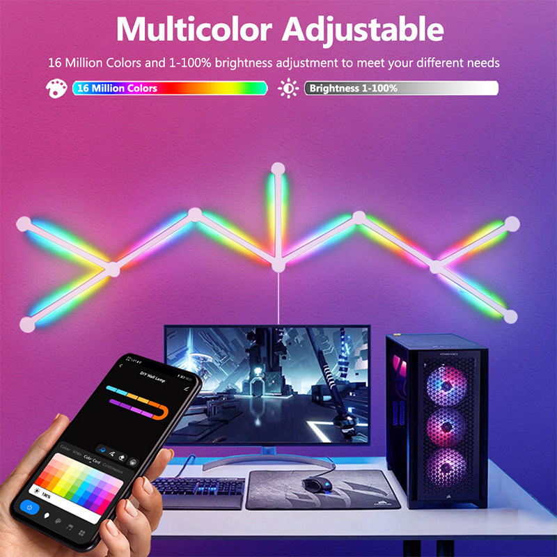 Smart RGB Wall Lamp, Bluetooth - مراجعة Decor Lighting Lamps وسعره