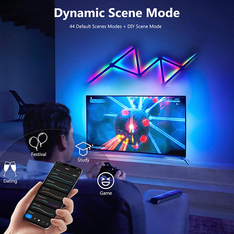 Smart RGB Wall Lamp, Bluetooth - مراجعة Decor Lighting Lamps وسعره