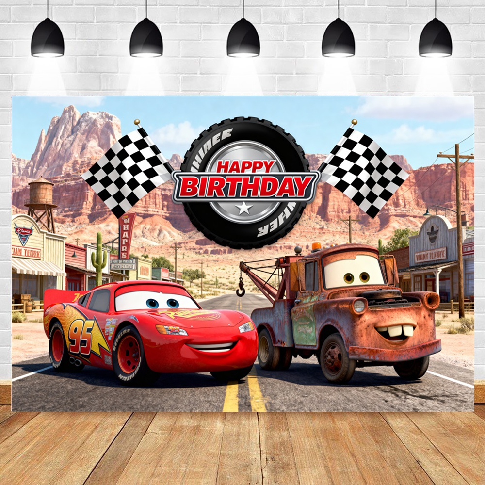 Disney Lightning McQueen Photo - مراجعة Lighting Mcqueen Birthday Decor وسعره